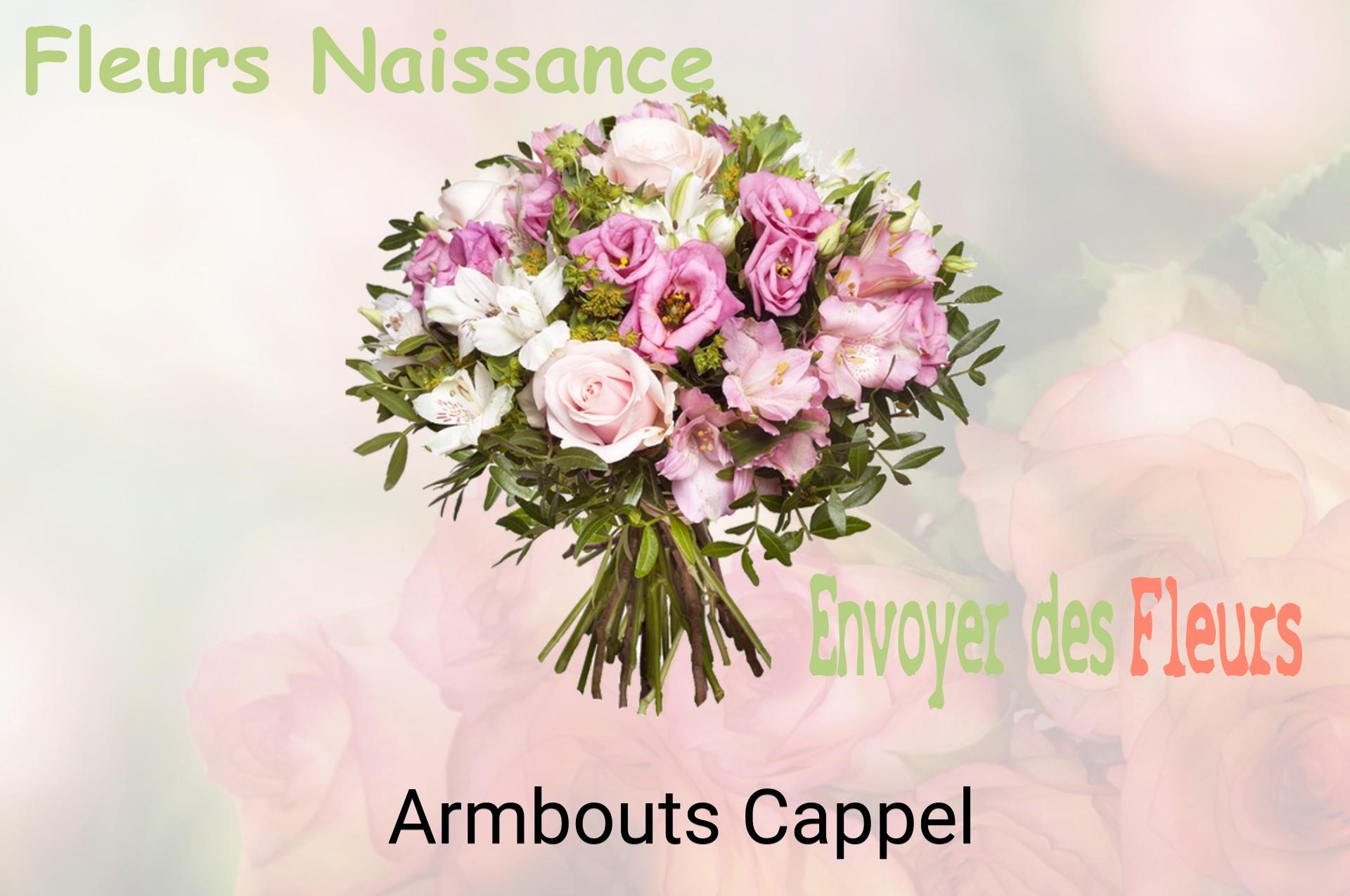 Bouquet de fleurs de naissance livré à Armbouts-Cappel